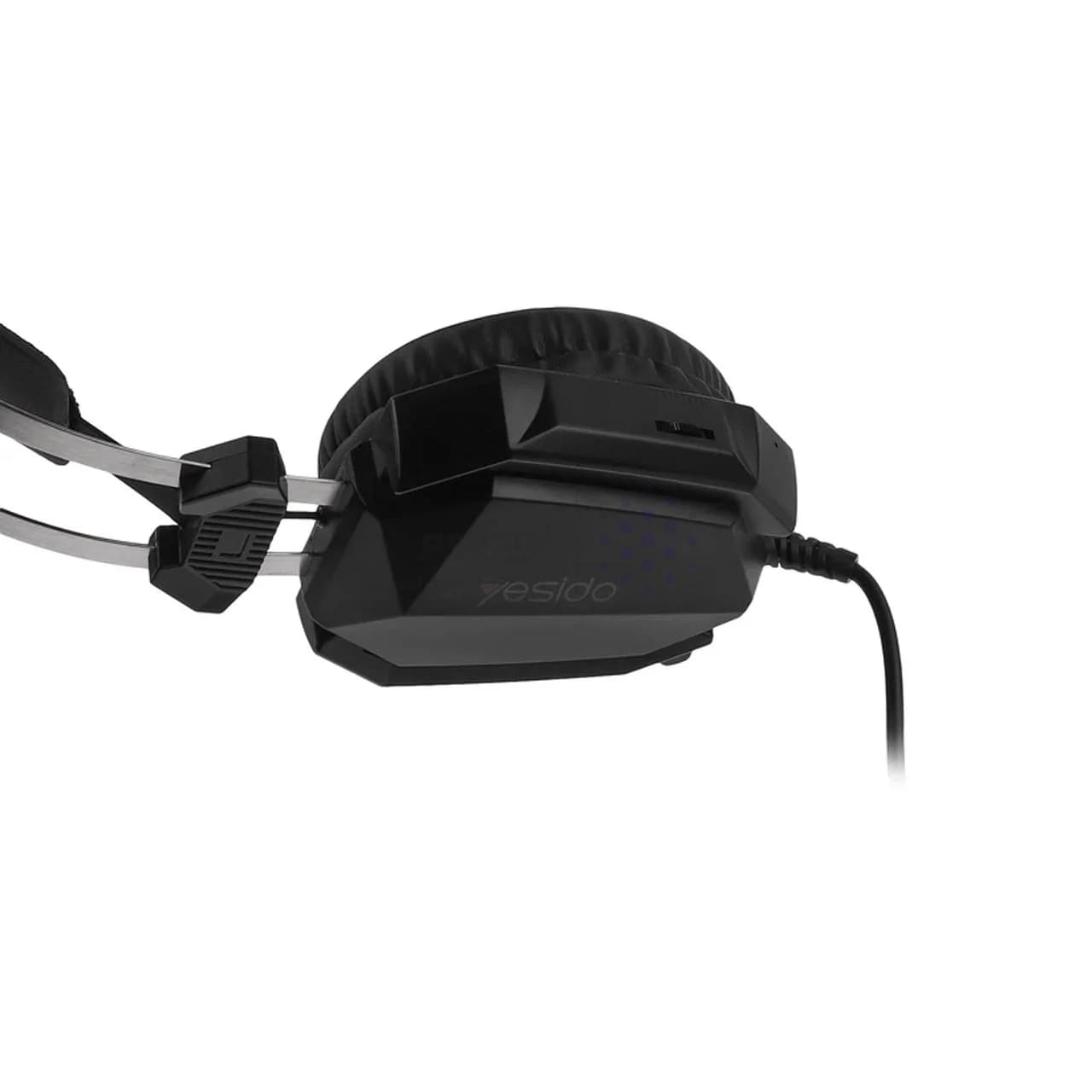 هدفون باسیم گیمینگ Yesido مدل EK03 ، با نورپردازی RGB – مشکی (گارانتی 18 ماه تعویض نیکان همراه) — تصویر ۴