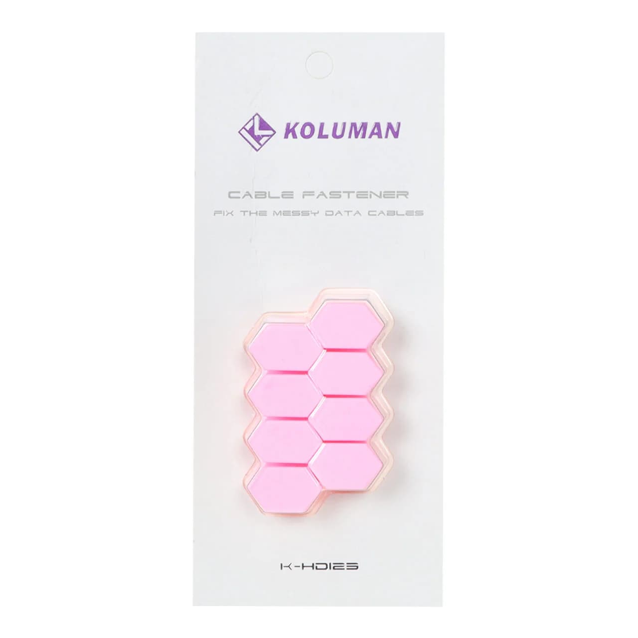 نگه دارنده کابل Koluman مدل K-HD123 – صورتی