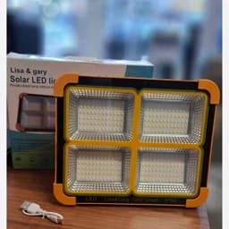 چراغ شارژی و خورشیدی مگنتی 2 باطری مدل IP66 — تصویر ۲