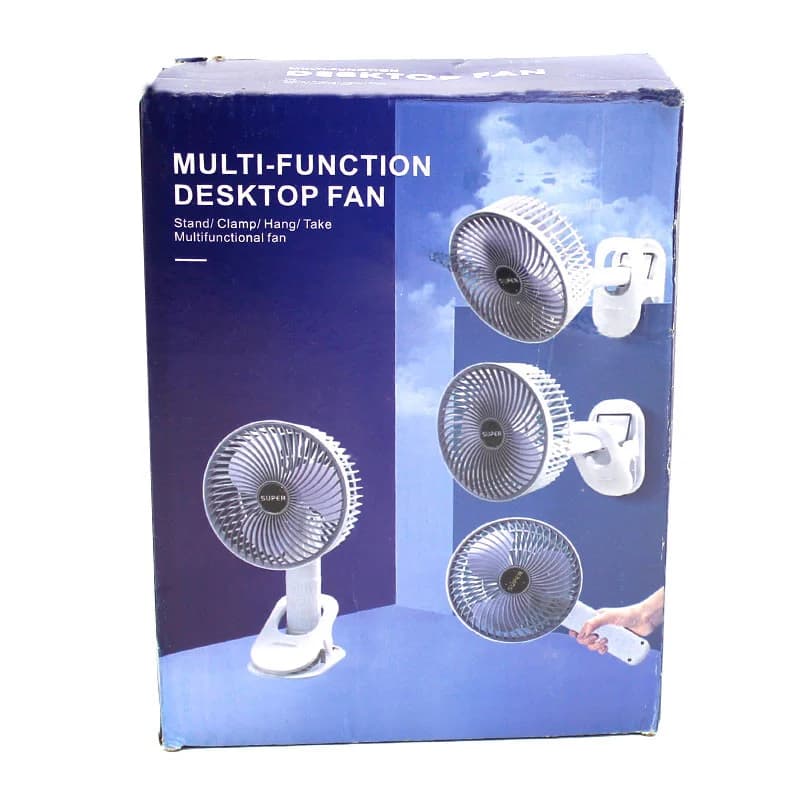 پنکه USB مدل Circulation Clamp Fan ظرفیت 1200 میلی آمپر ساعت — تصویر ۲