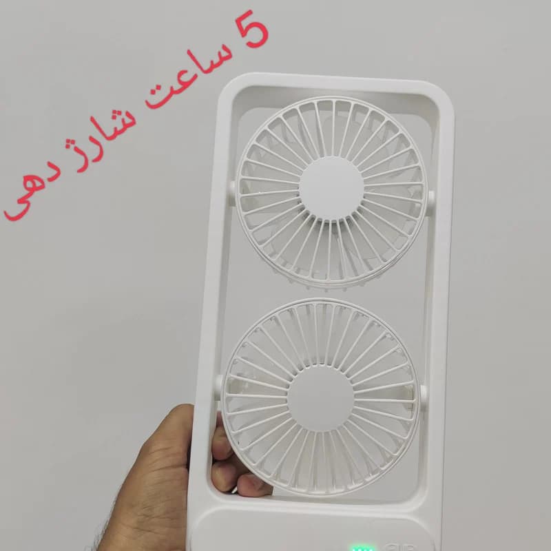 پنکه رومیزی مدل F10 ظرفیت 4000 میلی آمپر — تصویر ۴