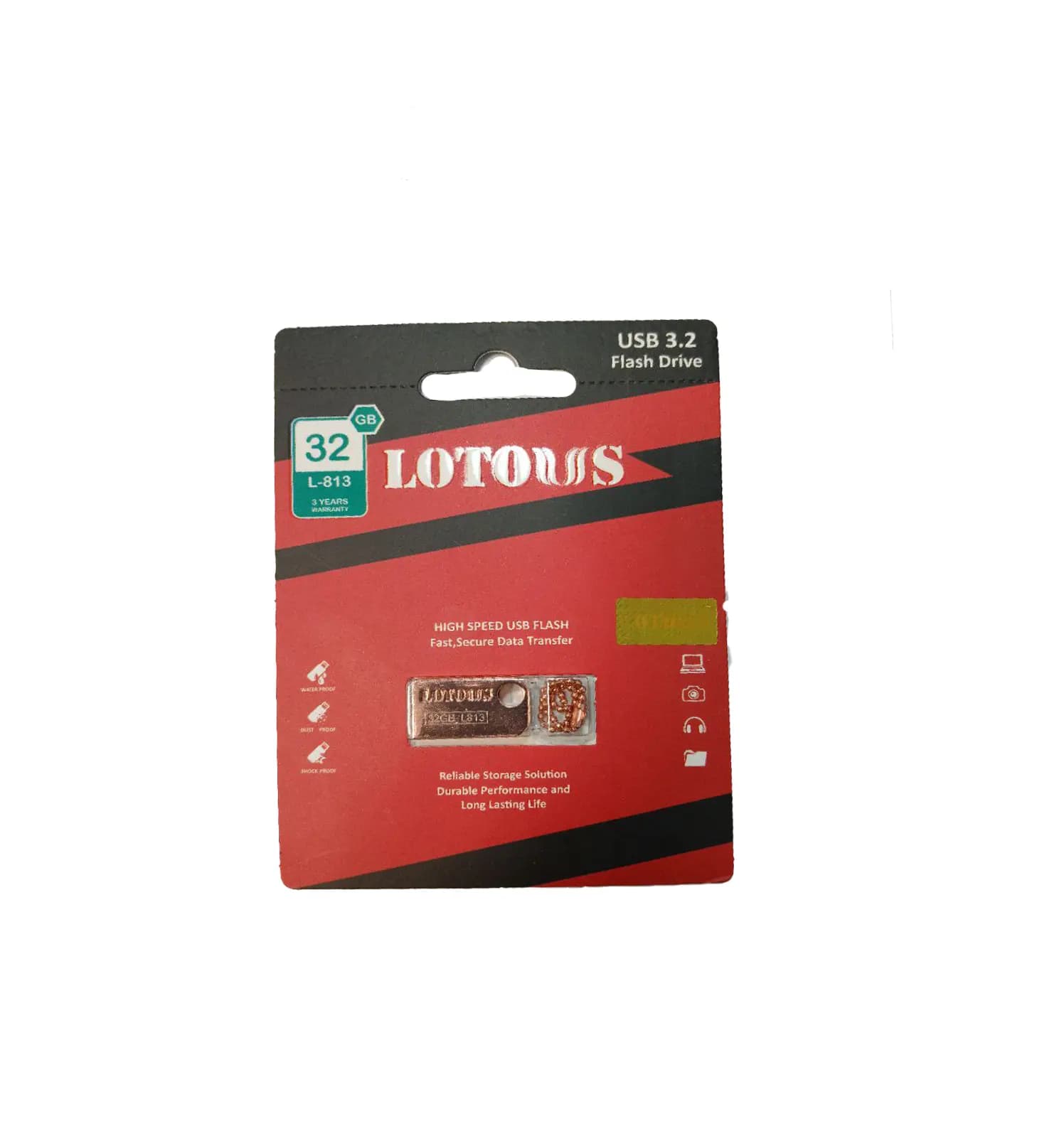 فلش مموری 32 گیگابایت L813 لوتوس (LOTOUS) USB3.2