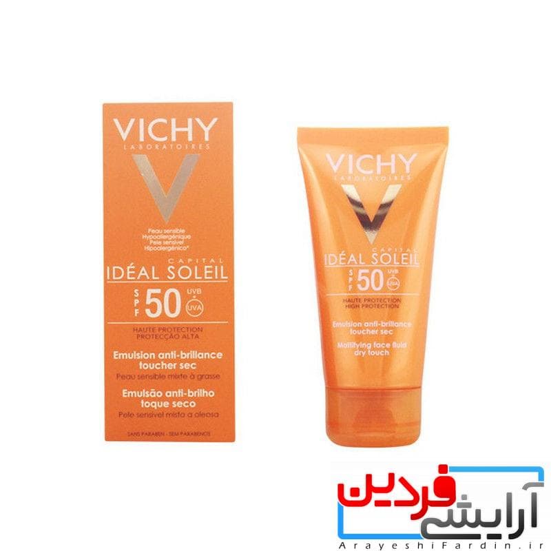 ضد آفتاب بی رنگ ویشی سری Ideal Soleil