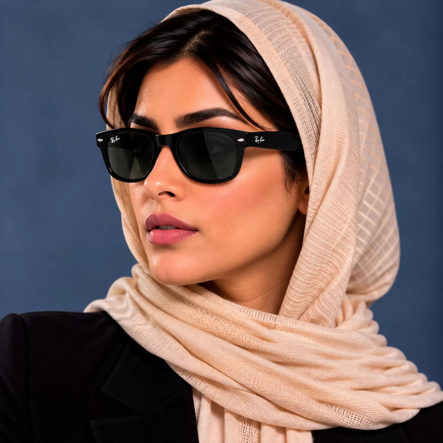 عینک آفتابی ری بن فریم مربع اورجینال کد RB2132-55 — تصویر ۳
