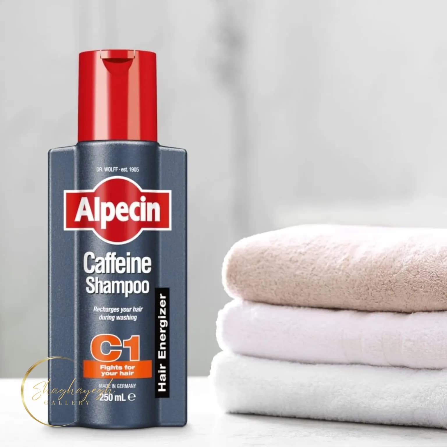 Alpecin Caffeine Shampoo C1 250 ml شامپو آلپسین C1 ضد ریزش قوی ۲۵۰ میل — تصویر ۳