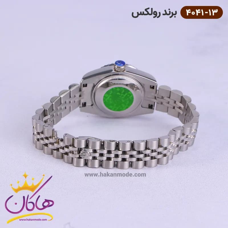ساعت رولکس زنانه فلزی دیت جاست هولوگرامی 4041/13 — تصویر ۴