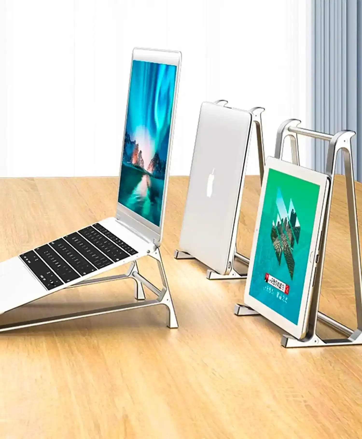 پایه نگهدارنده رومیزی لپ تاپ و تبلت رسی مدل RHO-C25 — تصویر ۲