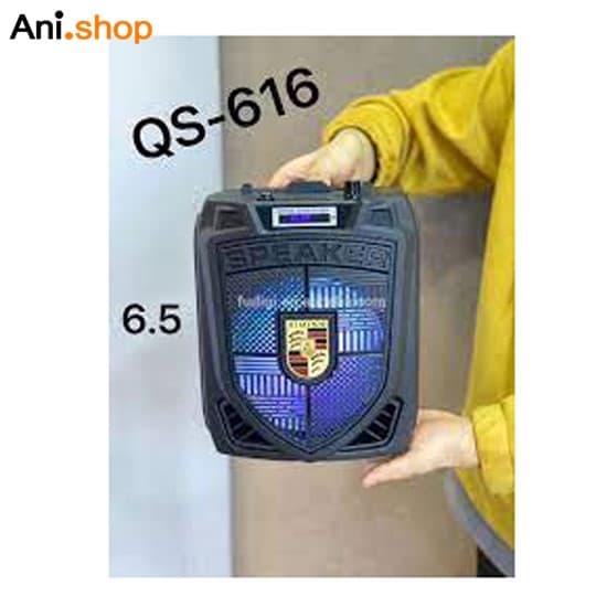 اسپیکر چمدانی قابل حمل QS-616 کد 504 — تصویر ۲