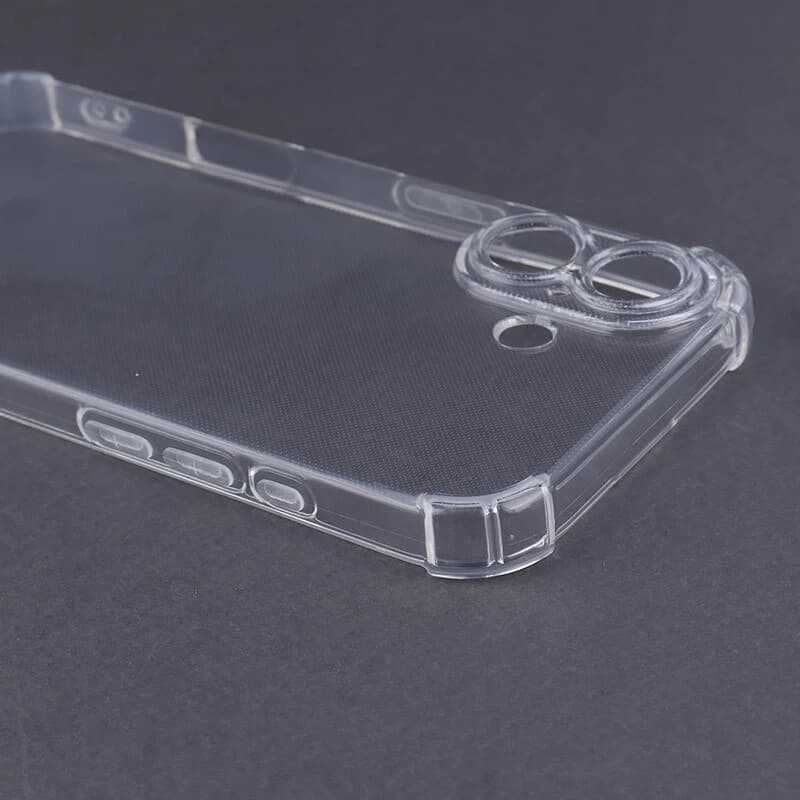 قاب ژله ای ضربه گیر بی رنگ آیفون iPhone 16 محافظ لنزدار — تصویر ۴