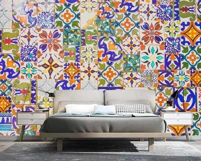 پوستر دیواری طرح کاشی قدیمی — تصویر ۲
