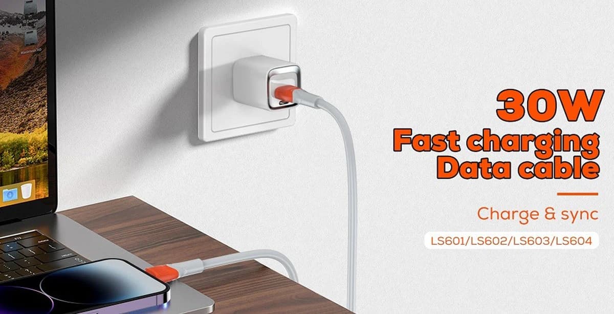 کابل شارژ 30 وات 1 متر USB به Lightning مارک LDNIO مدل LS601 — تصویر ۸