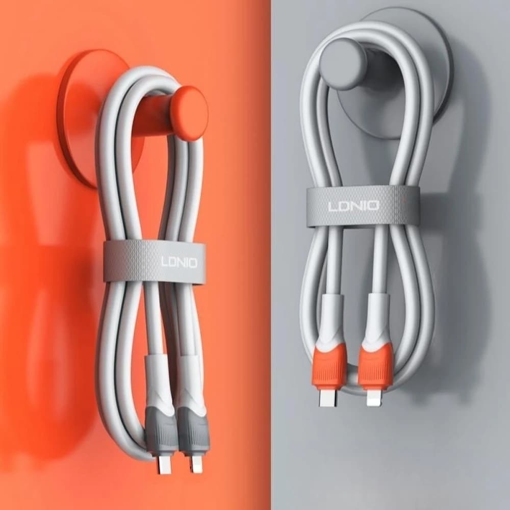 کابل شارژ 30 وات 1 متر Type-C به Lightning مارک LDNIO مدل LC601i — تصویر ۸