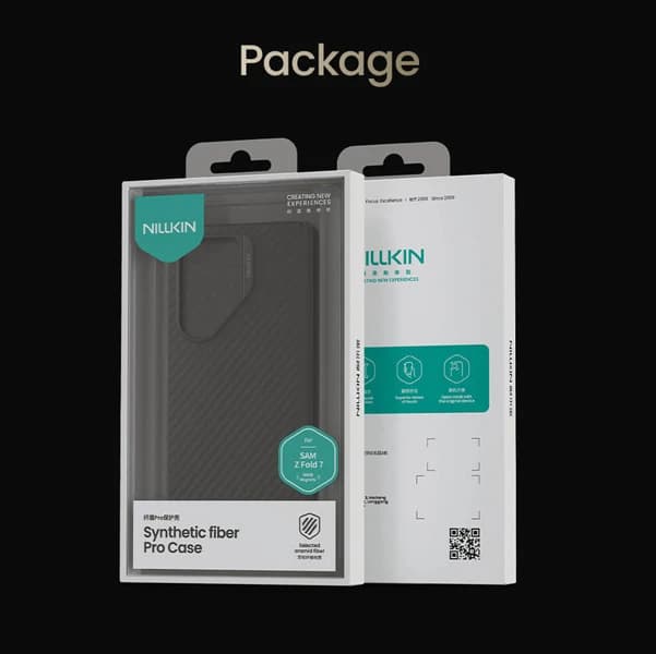 قاب مگنتی فیبری Samsung Galaxy Z Fold 7 مارک نیلکین مدل Synthetic Fiber Pro — تصویر ۲