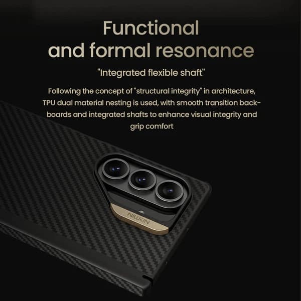 قاب مگنتی فیبری Samsung Galaxy Z Fold 7 مارک نیلکین مدل Synthetic Fiber Pro — تصویر ۶