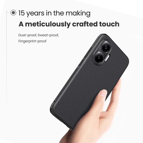 قاب ضد ضربه Xiaomi Poco F7 مارک نیلکین مدل Super Frosted Shield Pro — تصویر ۳