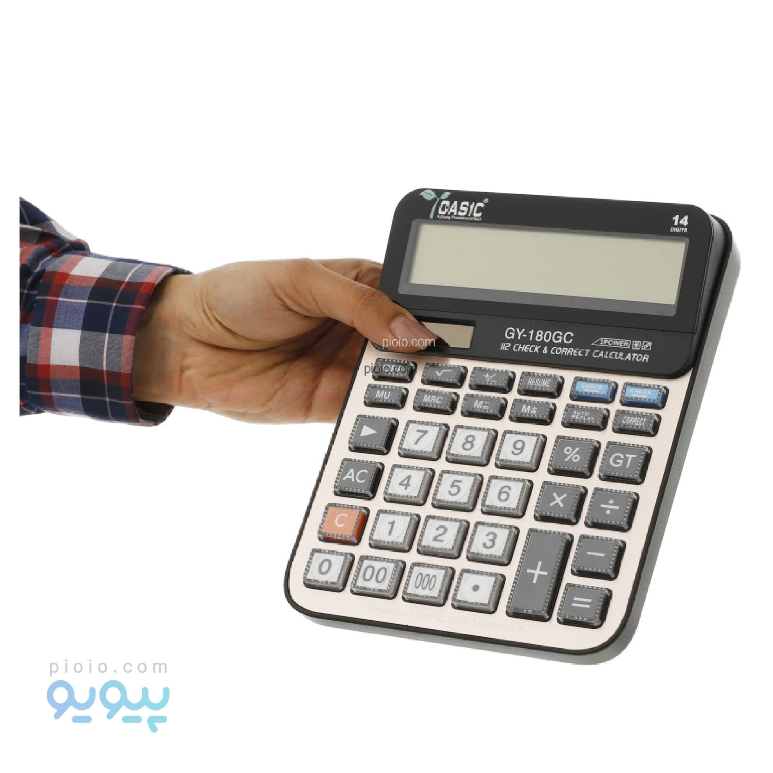 ماشین حساب کاسیک مدل GY-180GC تک و عمده — تصویر ۳