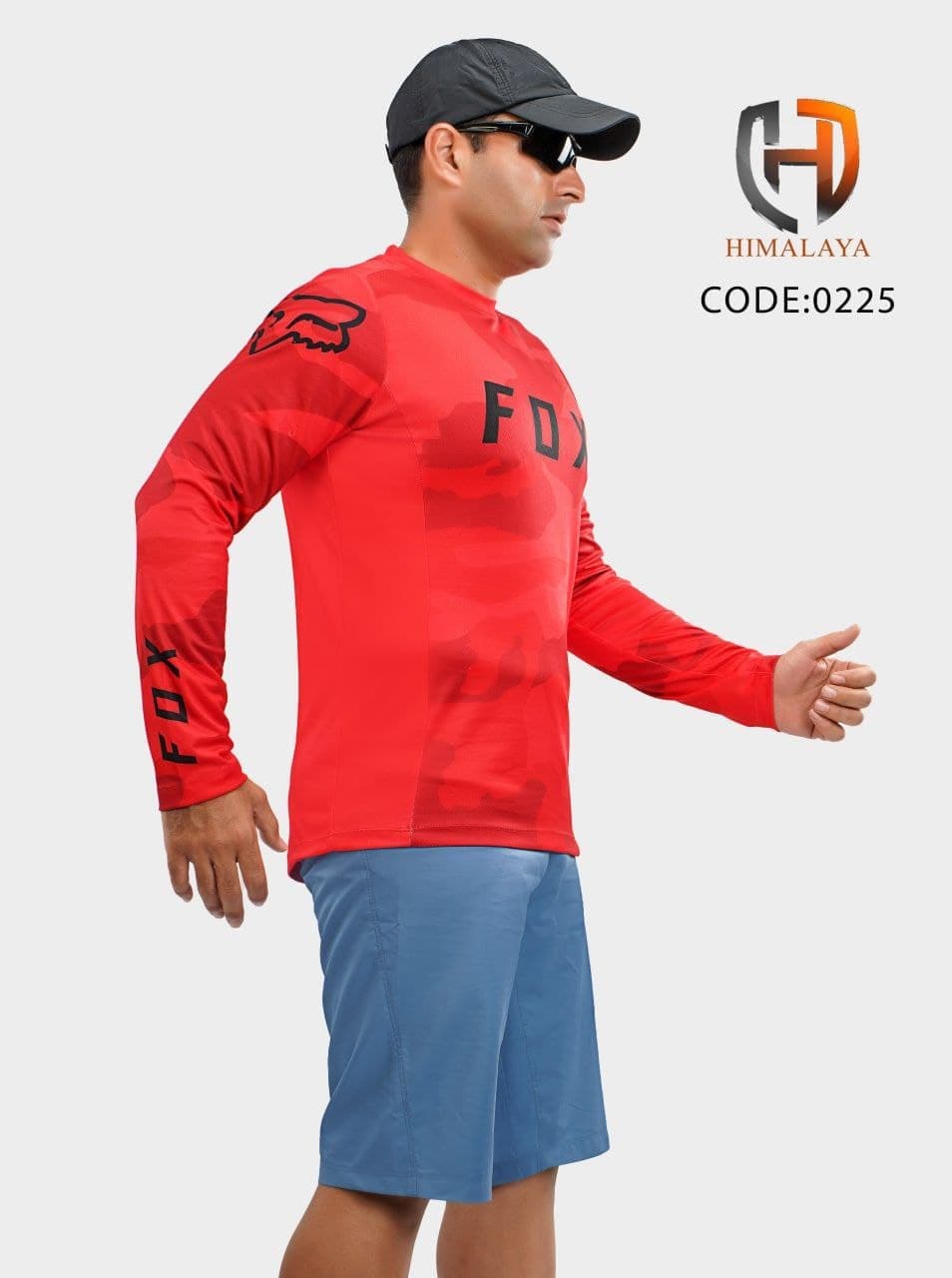 بلوز دوچرخه طرح فاکس کد 75248 — تصویر ۲