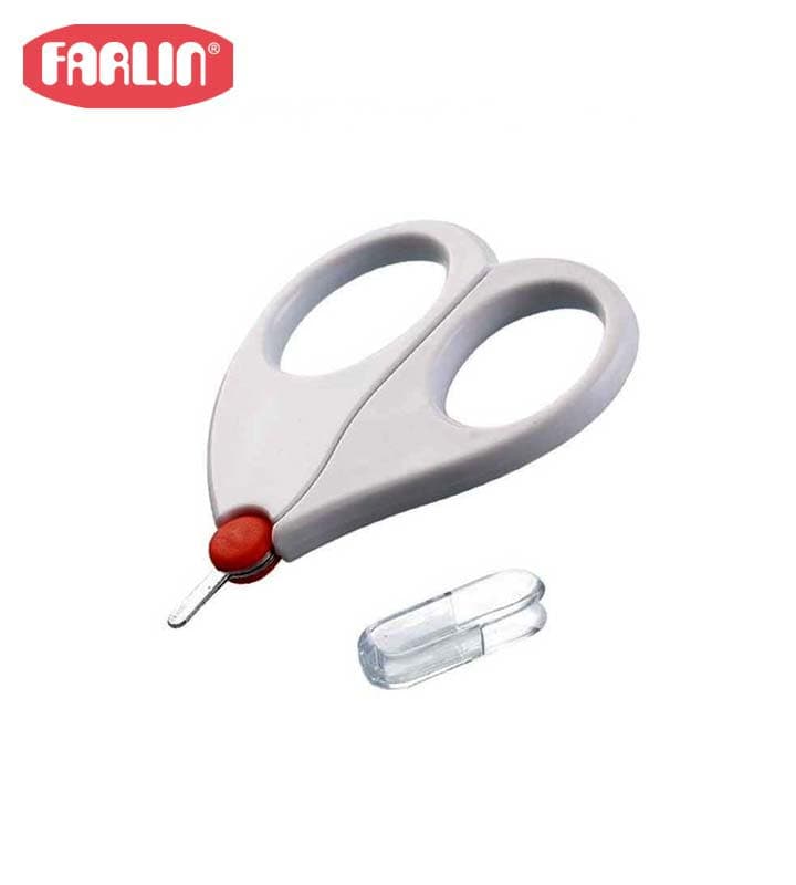 قیچی ایمنی کودک نازک و کوتاه تیغه فارلین farlin — تصویر ۳