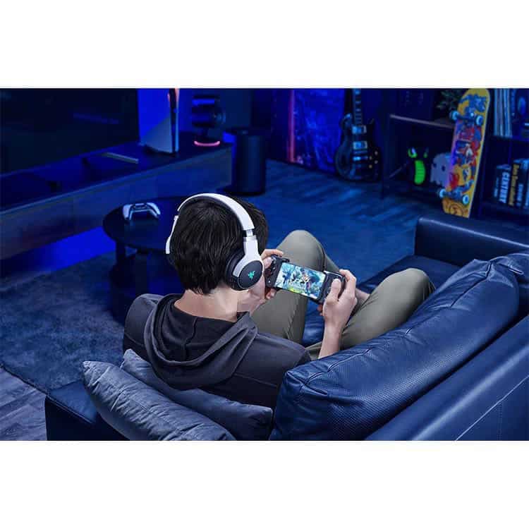 هدست بی سیم Razer Kaira Pro مخصوص پلی استیشن – مشکی/سفید — تصویر ۶