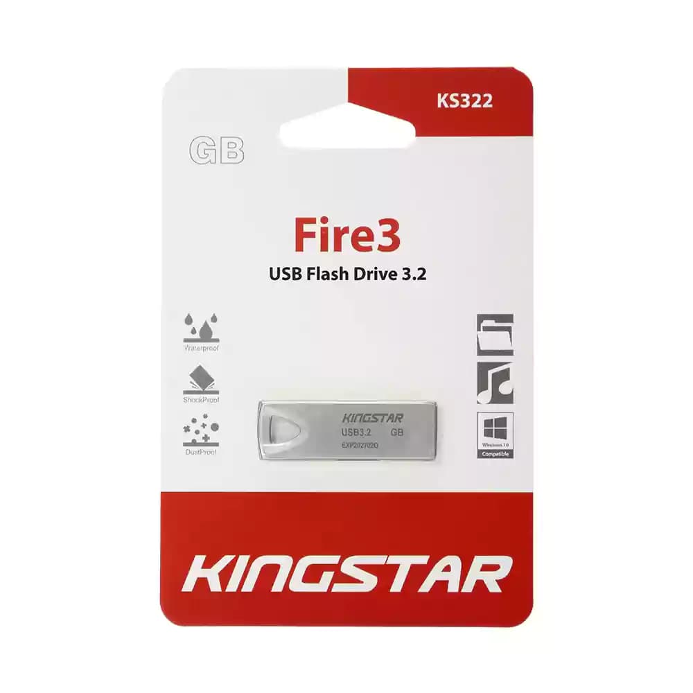 فلش USB3.2 32.0G KINGSTAR KS322 Flire Silver