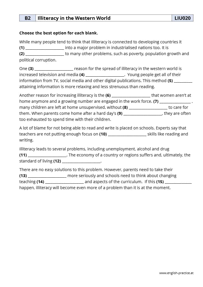 کتاب بیسوادی در جهان غرب نسخه PDF انگلیسی