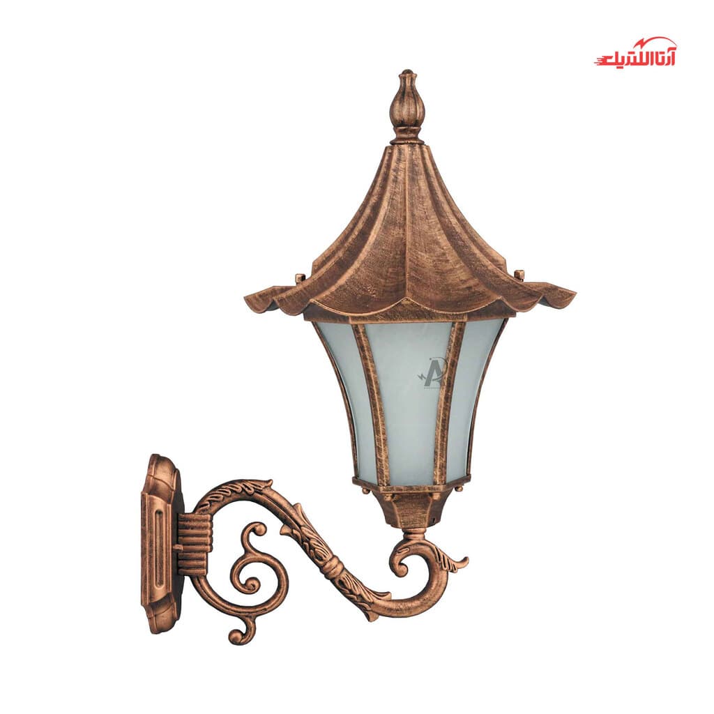 چراغ دیواری پارکی بیتانور مدل چتری کمر باریک کد 590222 — تصویر ۲