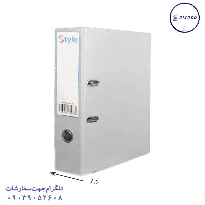 استایل – زونکن ورنی بزرگ طوسی تیگل دار