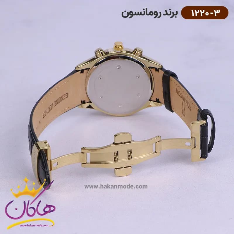 ساعت رومانسون مردانه بند چرمی 1220/3 — تصویر ۲