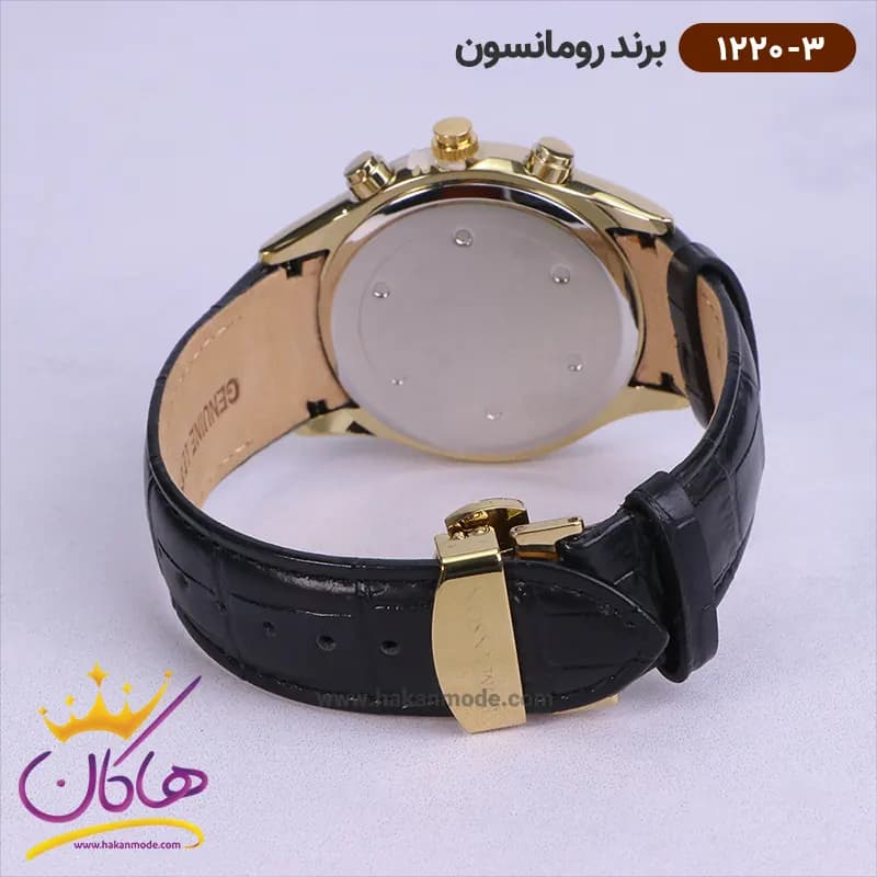 ساعت رومانسون مردانه بند چرمی 1220/3 — تصویر ۳