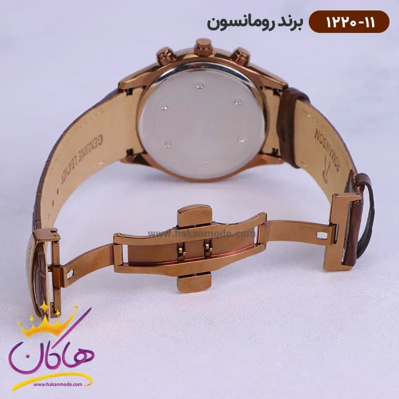 ساعت رومانسون مردانه بند چرمی 1220/11 — تصویر ۲