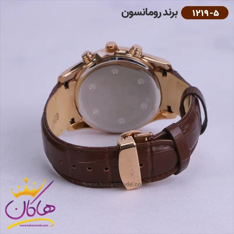 ساعت رومانسون مردانه بند چرمی 1219/5 — تصویر ۲
