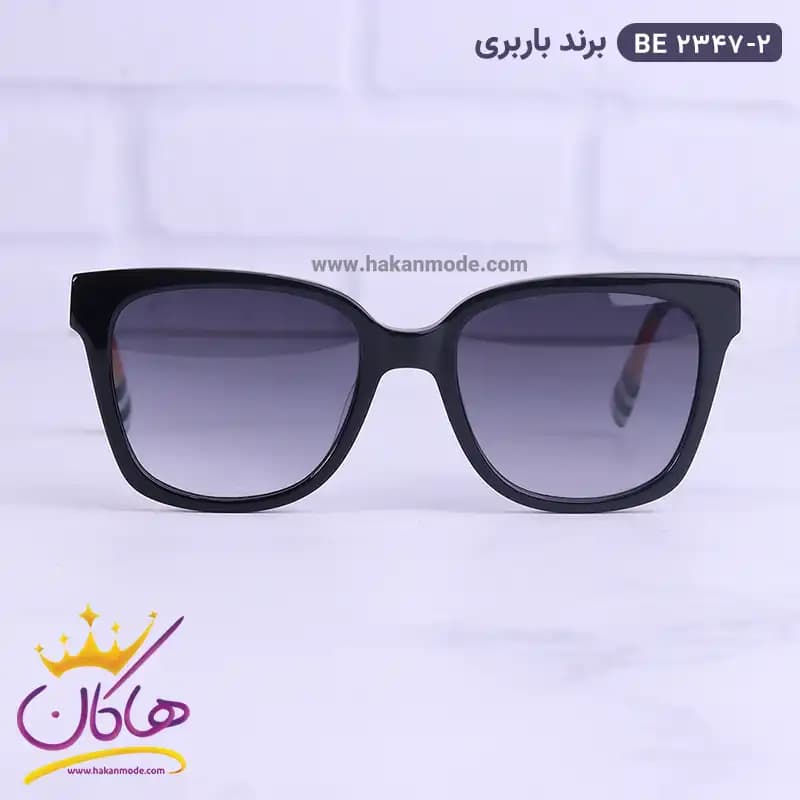 عینک آفتابی باربری زنانه مشکی BE2347/2