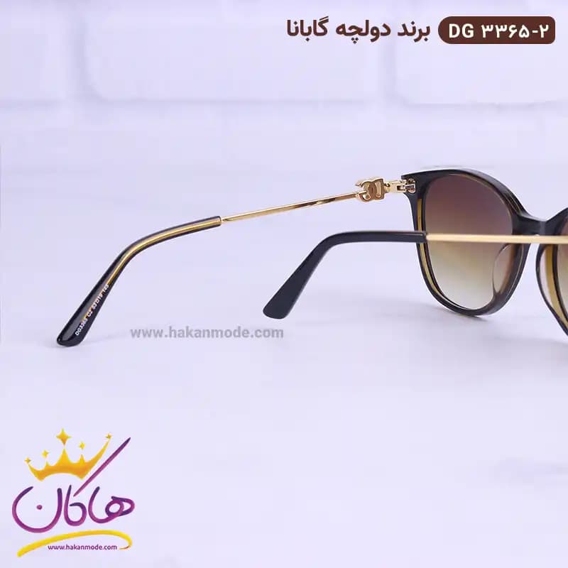 عینک آفتابی دی اند جی زنانه قهوه ای DG3365 — تصویر ۶