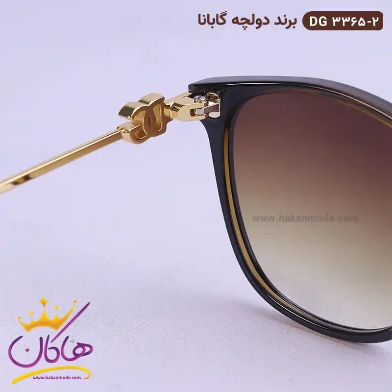 عینک آفتابی دی اند جی زنانه قهوه ای DG3365 — تصویر ۷