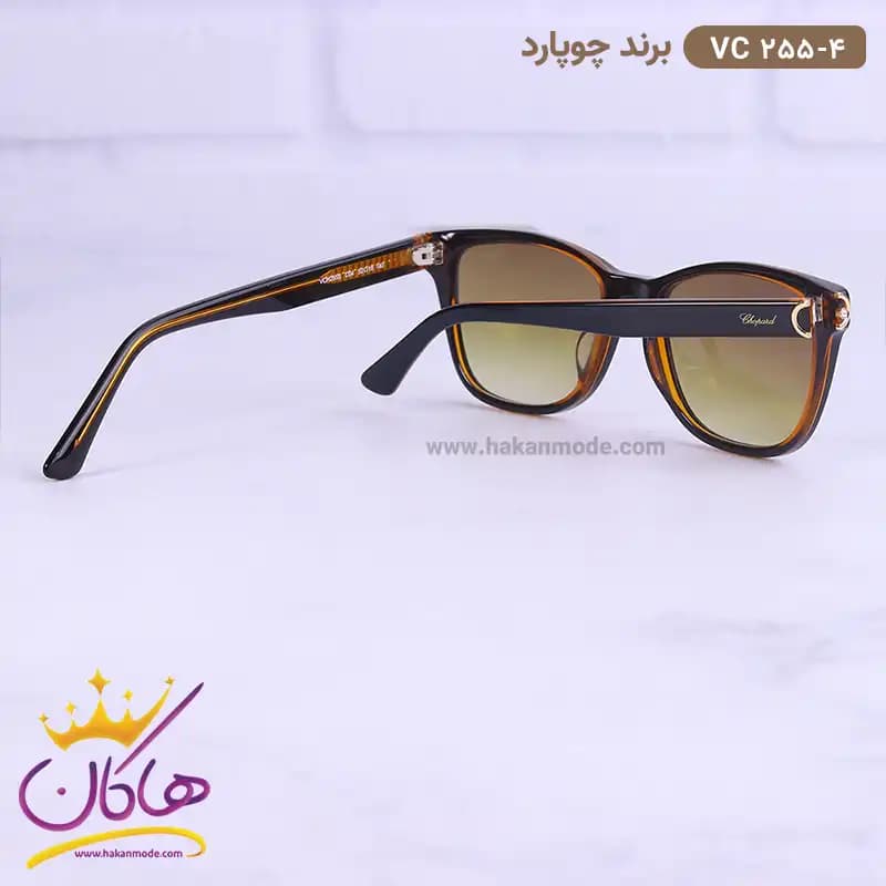 عینک آفتابی شوپارد زنانه ویفرر قهوه ای VCH255 — تصویر ۵