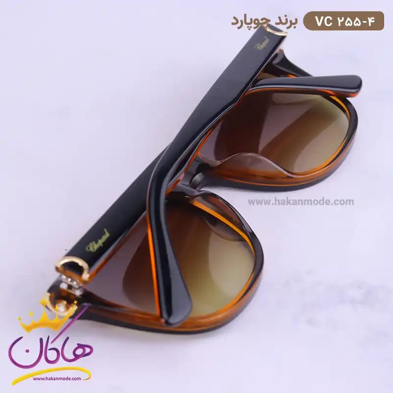 عینک آفتابی شوپارد زنانه ویفرر قهوه ای VCH255 — تصویر ۶
