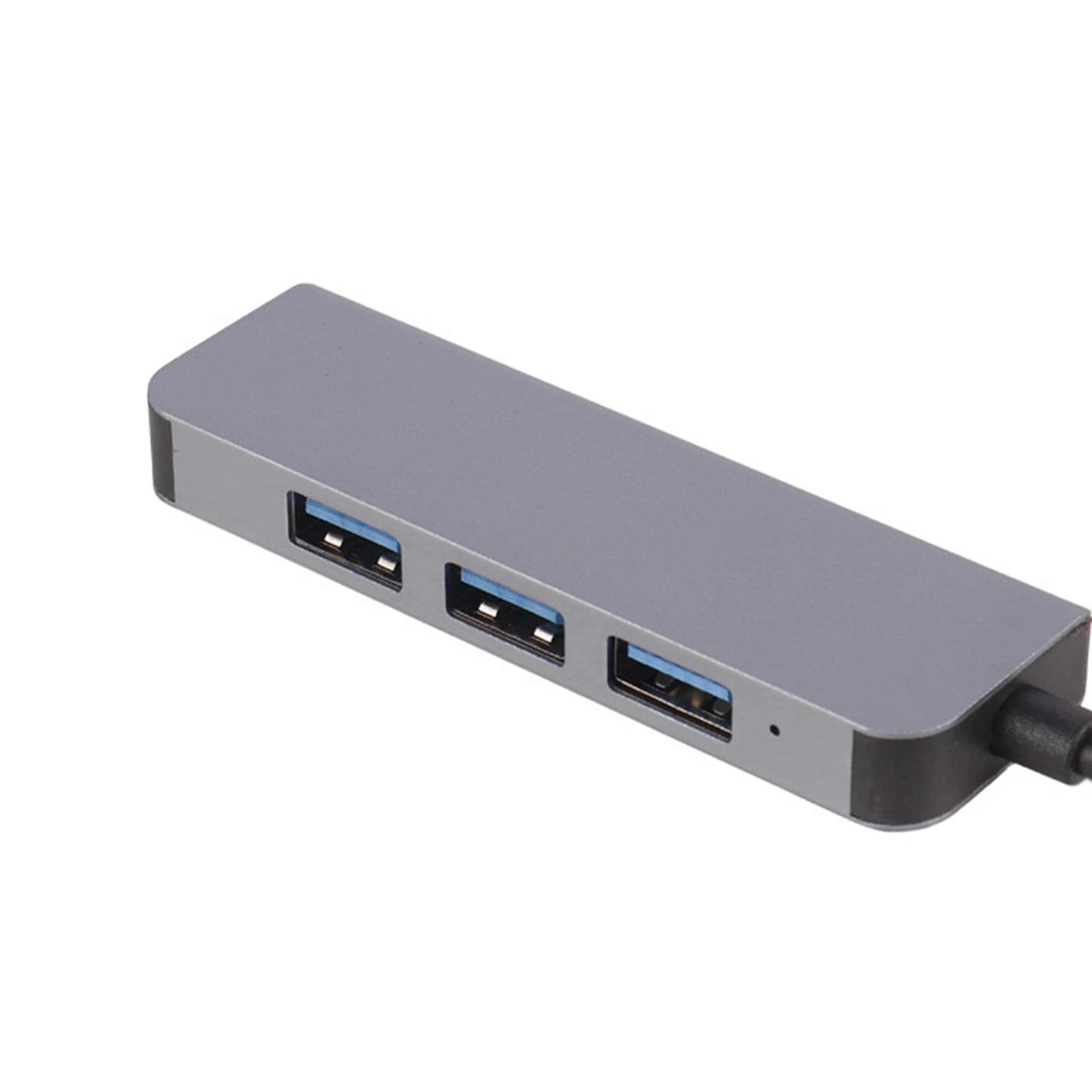 هاب USB چهار پورت با کابل تایپ سی Eleven H801 — تصویر ۳