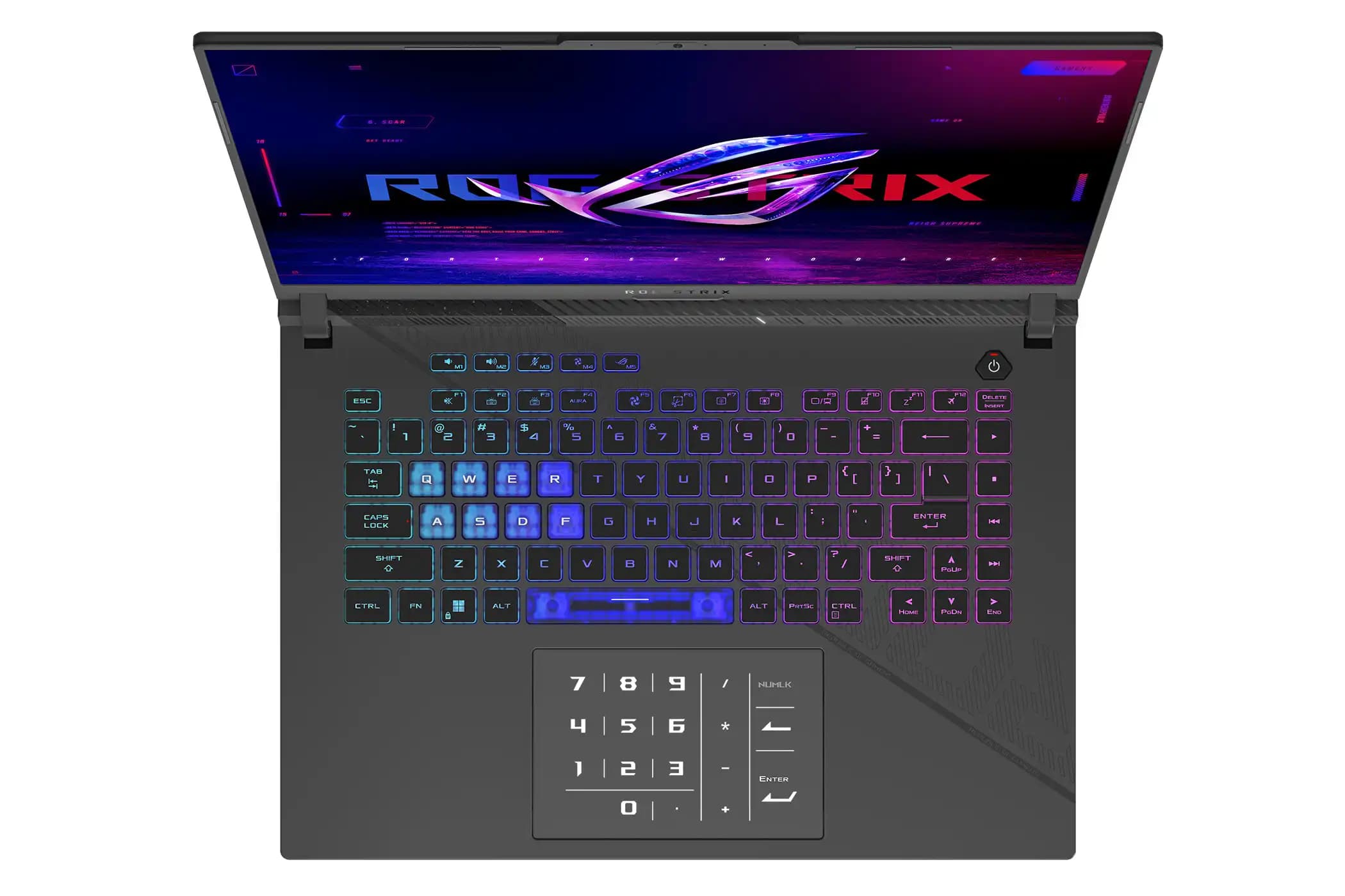 لپ تاپ گیمینگ ROG Strix G16 | پردازنده Core i9 14900HX | رم 32GB (DDR5) | هارد 2TB | گرافیک 8GB RTX 4060 | صفحه نمایش 16 اینچ WUXGA 165Hz — تصویر ۴