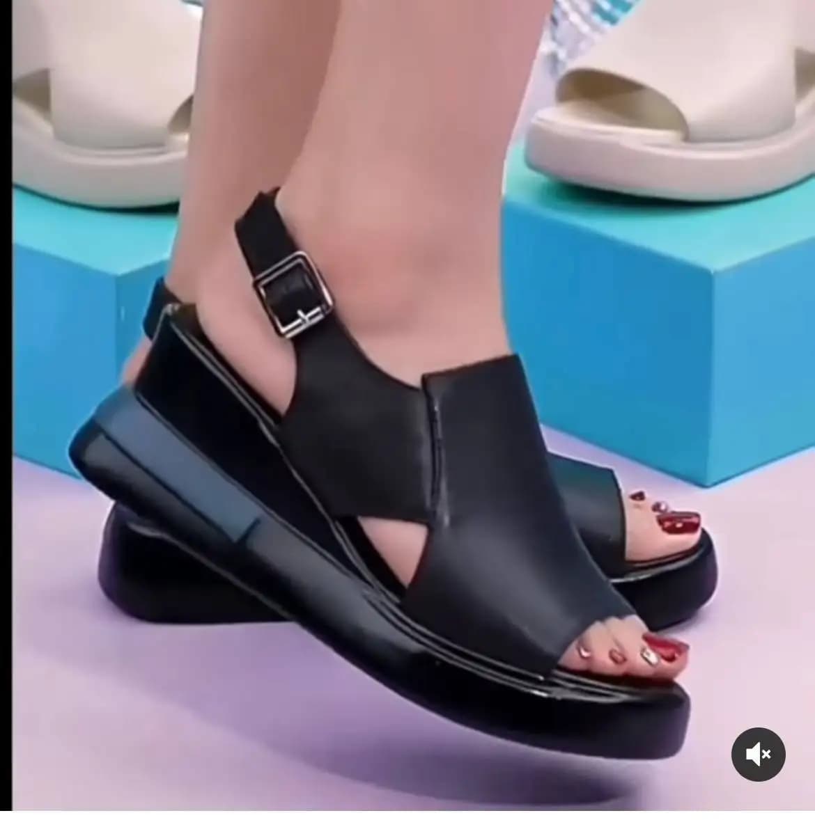 صندل روژانا (مشکی) کد 4159 — تصویر ۳