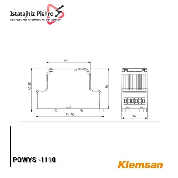 آنالایزر تابلو برق ریلی کلمسان مدل POWYS 1110 — تصویر ۳