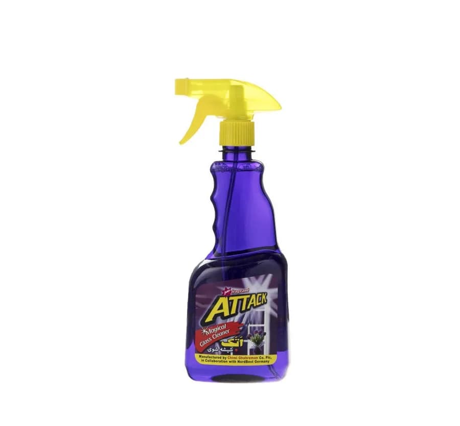 اسپری شیشه پاک کن اتک (Attack) مدل Purple — تصویر ۲