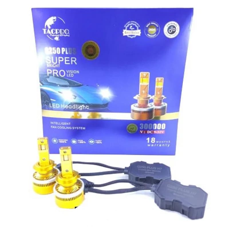 لامپ هدلایت خودرو تک پرو مدل q250 plus بسته 2 عددی — تصویر ۲