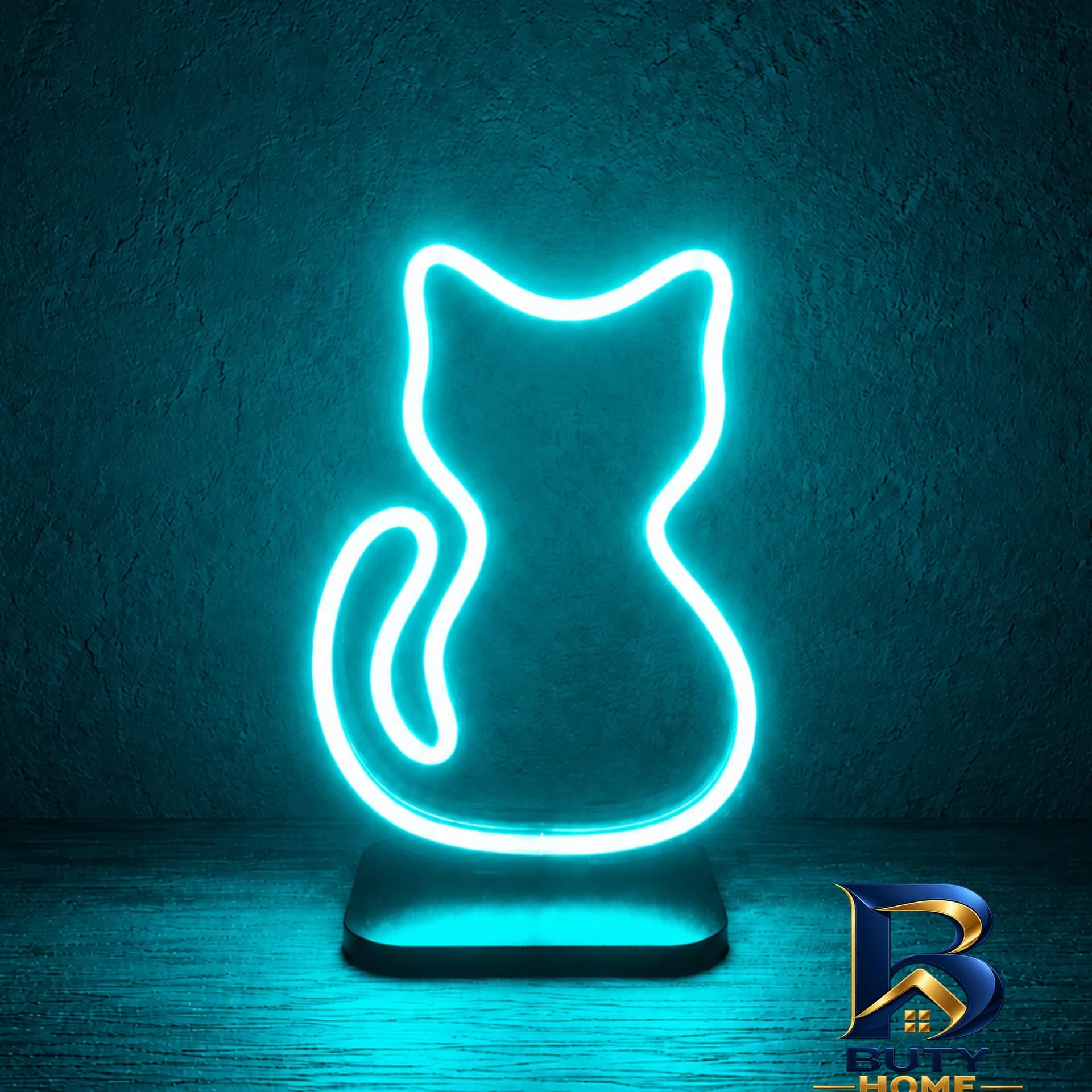 تابلو نئونی طرح گربه کد p۰۱ اصل — تصویر ۷