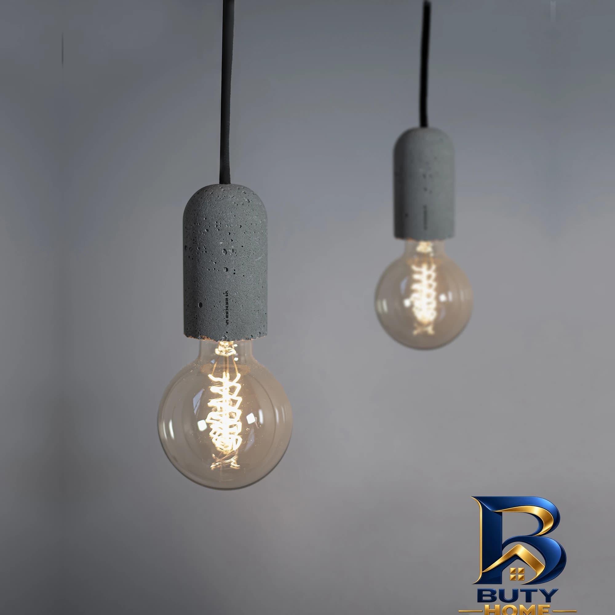 چراغ آویز بتنی ۱ شعله ایکس پروداکتس مدل Luce Milano — تصویر ۴