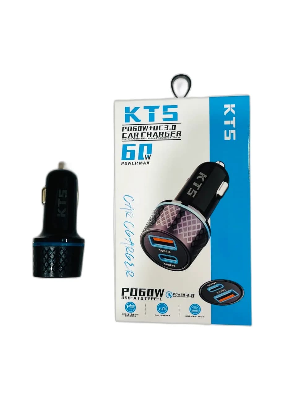شارژر فندکی KTS 223 توان 60 وات