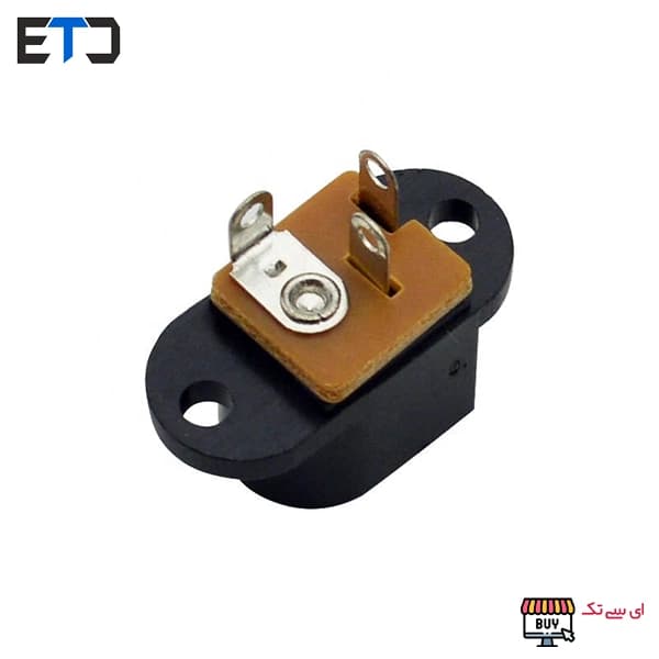 جک تغذیه آداپتور مادگی روپنلی پیچ خور 5.5 میلی متر DC-016 — تصویر ۵