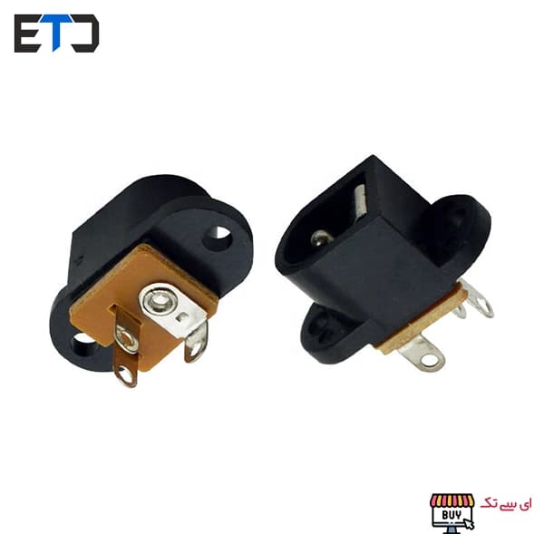 جک تغذیه آداپتور مادگی روپنلی پیچ خور 5.5 میلی متر DC-016 — تصویر ۶