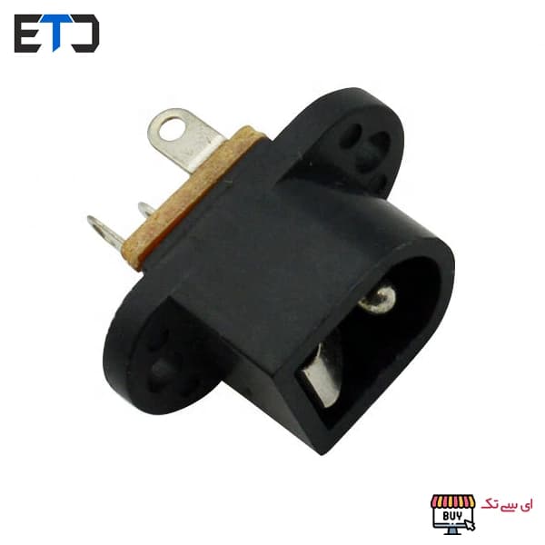 جک تغذیه آداپتور مادگی روپنلی پیچ خور 5.5 میلی متر DC-016 — تصویر ۳