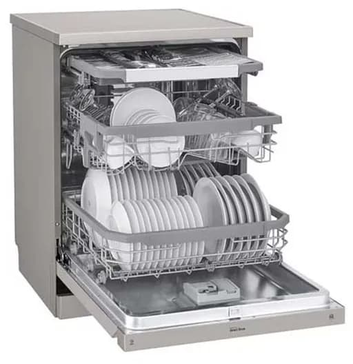 ماشین ظرفشویی 14 نفره ال جی مدل LG DFC435FP دارای 3 کشو و درب بازکن خودکار با گارانتی 24 ماهه جی اس ام — تصویر ۴