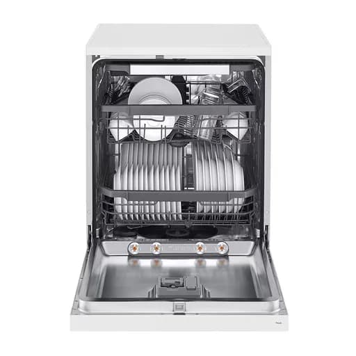 ماشین ظرفشویی 14 نفره ال جی مدل LG DFC435FW دارای 3 کشو و درب بازکن خودکار با گارانتی 24 ماهه شرکتی — تصویر ۲